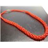 Image 4 : COSTUME JEWELRY ARTISAN RED BEADED HANDCRAFTED NECKLACES