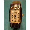 Image 2 : LADIES CUFF WRIST WATCH MOTHER OF PEARL DIAL GOLDEN QUARTZ