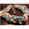 Image 1 : COSTUME JEWELRY ARTISAN CRAFTED BEADED NECKLACE