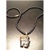 Image 2 : COSTUME JEWELRY ARTISAN HAND CRAFTED BEADED NEACKLACE WITH ELEPHANT PENDANT