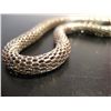 Image 2 : COSTUME JEWELRY SILVER TONE SNAKE STYLE BRACELET