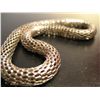 Image 3 : COSTUME JEWELRY SILVER TONE SNAKE STYLE BRACELET