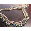 Image 4 : COSTUME JEWELRY ARTISAN STYLE SILVER TONE WITH MULTI COLORED BEADED GLASS BEADS NECKLACE