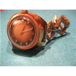 VINTAGE LADIES TIMEX W. GERMANY GOLD TONE WRIST WATCH