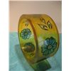 Image 4 : COSTUME JEWELRY FUNKY HIPPI STYLE PLASTIC BANGLE BRACELET WITH FLOWERS