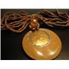 Image 1 : COSTUME JEWELRY ARTISAN BEADED NECKLACE PENDANT