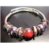 Image 1 : COSTUME JEWELRY ARTISAN STYLE BRACELET SILVER TONE WITH BEADS