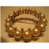 Image 1 : COSTUME JEWELRY PEARL BEADED STYLE BROOCH
