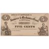 Image 1 : 186- FIVE CENT FARMERS & MECHANICS BANK OF SHIPPENBURG, PA CU