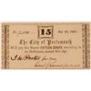 Image 1 : 1862 FIFTEEN CENT CITY OF PORTSMOUTH, VA