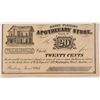 Image 1 : 1863 TWENTY CENT APOTHECARY STORE BOSTON, MA