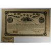 Image 1 : 1862 CSA BOND, $100.00 B-36, CR 24, LIBERTY , FLAG & SHIELD, VG/FINE ONE COUPON