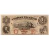 Image 1 : 1857 $1 WESTERN EXCHANGE OMAHA CITY, NE