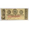 Image 1 : 1863 $100 STATE OF GEORGIA VF