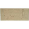 Image 2 : 1862 $1 TEXAS TREASURY WARRANT CU