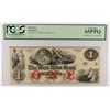Image 1 : 18-- $1.00 WEST RIVER BANK JAMAICA, VT OBSOLETE NOTE, PCGS 65-PPQ