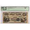 Image 1 : 1882 $10.00 NATIONAL BANK NOTE, RIDGE FARM IL.  PCGS-10