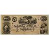 Image 1 : 18-- $100.00 CANAL BANK NOTE, NEW ORLEANS, LA