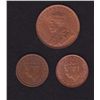 Image 1 : Lot of 3 Newfoundland One Cents