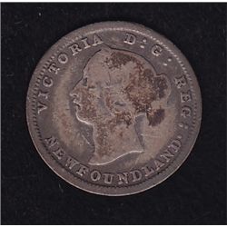 1882 Newfoundland Five Cent