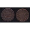 Image 1 : Lot of 2 1859 One Cent