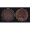 Image 2 : Lot of 2 1859 One Cent