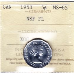 1953 Five Cent