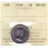 Image 1 : 1958 Five Cent