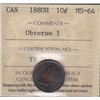 Image 1 : 1880H Ten Cent