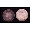 Image 1 : Lot of 2 1886 Twenty Five Cents