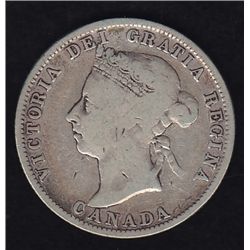 1889 Twenty Five Cent