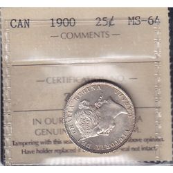 1900 Twenty Five Cent