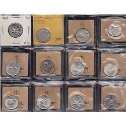 Lot of 12 Twenty Five Cent