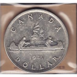 1947 Pointed Silver Dollar