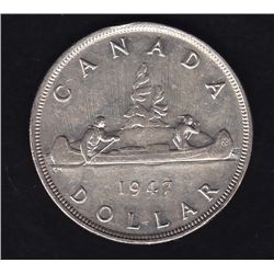 1947 Blunt Silver Dollar