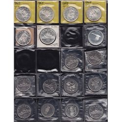 Lot of 35 Silver and Nickel Dollars