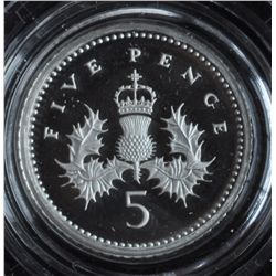 Lot of 3 British Proof Silver Coins