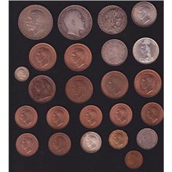 Lot of 24 Great Britian Coins
