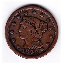 1848 USA One Cent