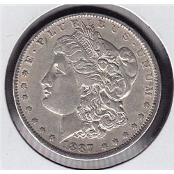 1887O USA Morgan Silver Dollar