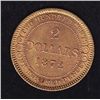 Image 2 : 1872 Newfoundland $2 Gold