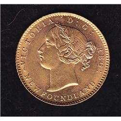 1881 Newfoundland $2 Gold