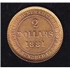 Image 2 : 1881 Newfoundland $2 Gold