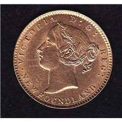 1885 Newfoundland $2 Gold