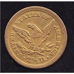 1842O US $2 1/2 Gold