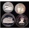 Image 1 : Lot of 4 Silver Medallions
