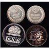 Image 2 : Lot of 4 Silver Medallions