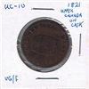 Image 1 : 1821 Upper Canada on Cask. Br728