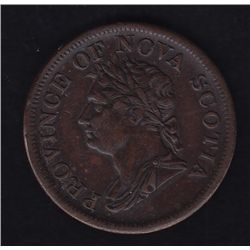 1832 Province of Nova Scotia One Penny Token