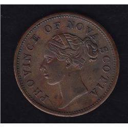 1840 Province of Nova Scotia One Penny Token